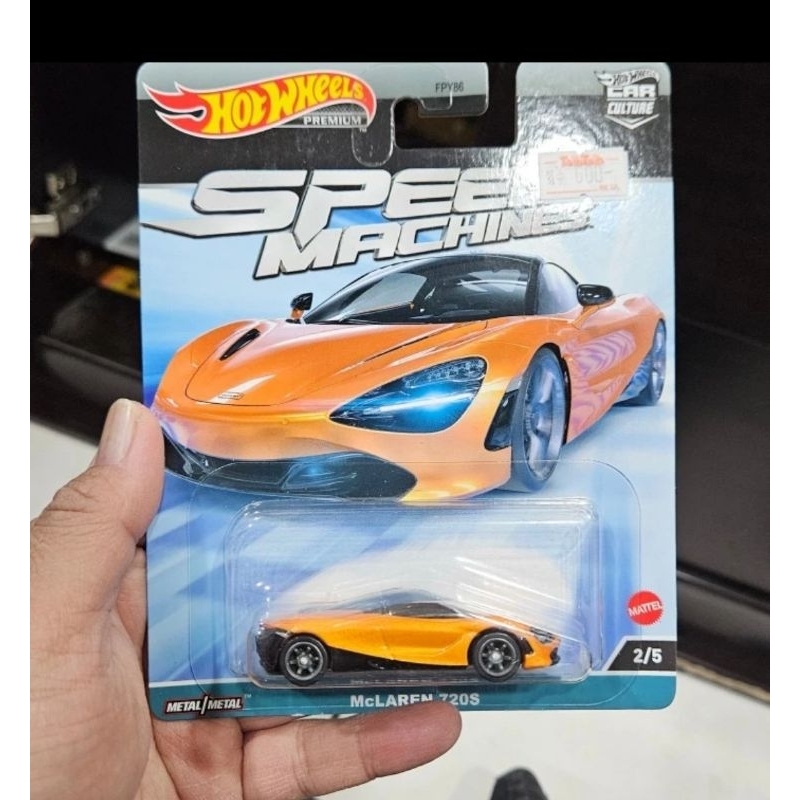 hotwheels premium speed machines Mclaren 720s CARD JAPAN