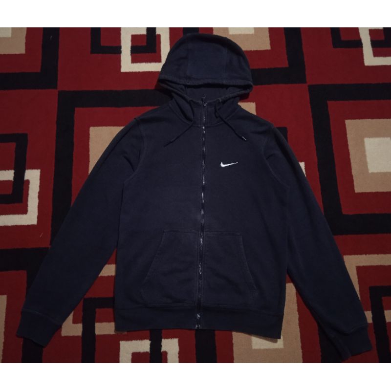 NIKE SMALL LOGO ZIPPER HOODIE