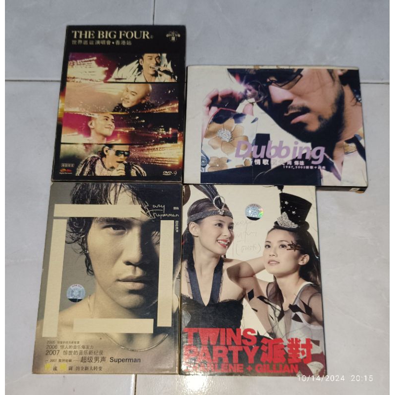 cd dan DVD Mandarin THE BIG FOUR / ZHOU CHUANXIONG-Dubbing / GARY-Superman / TWINS-Party
