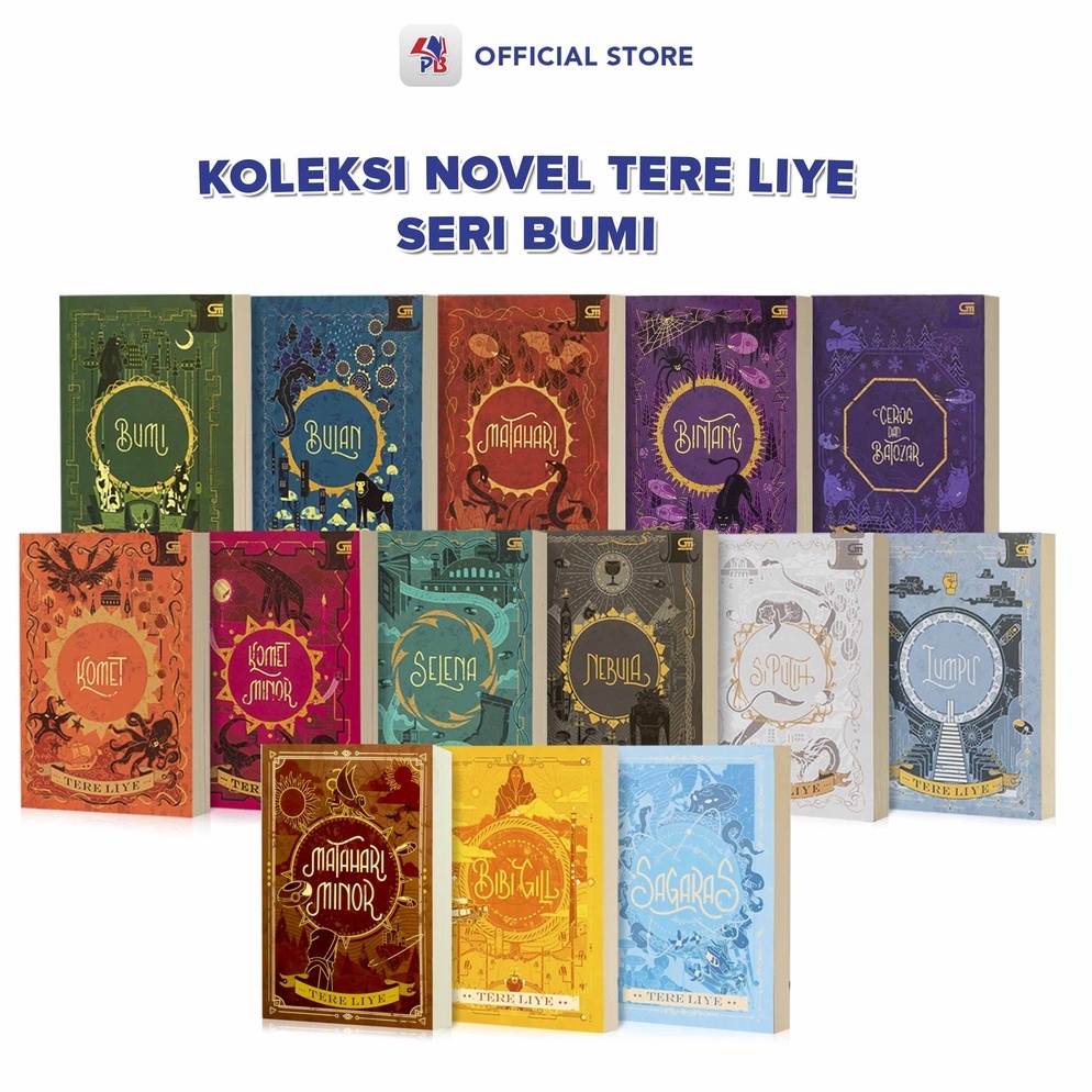 KODE M1X9 Buku Novel Tere Liye  Bumi  Bulan  Matahari  Bintang  Ceroz Dan Batozar  Komet  Komet Mino