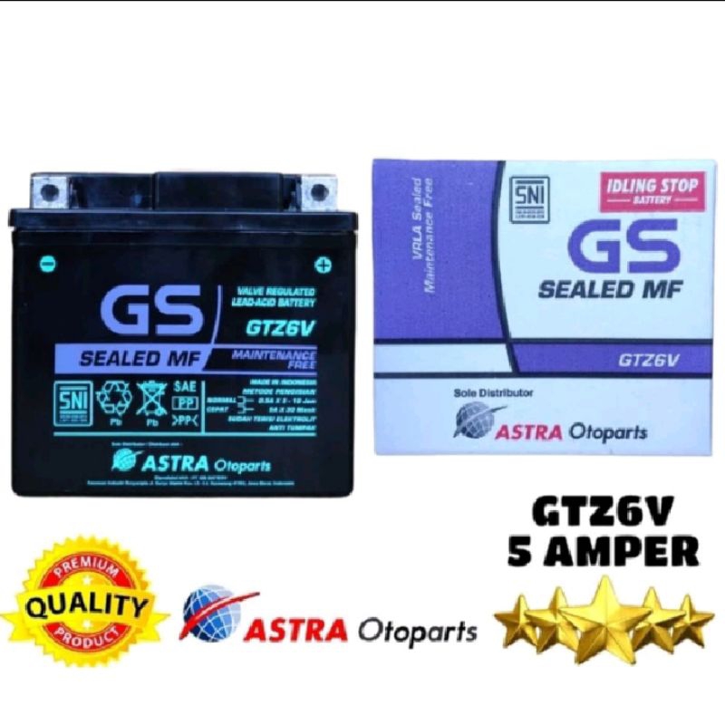 Aki Kering GS Astra Otoparts Vario 125 150 satria fu GS GTZ6V