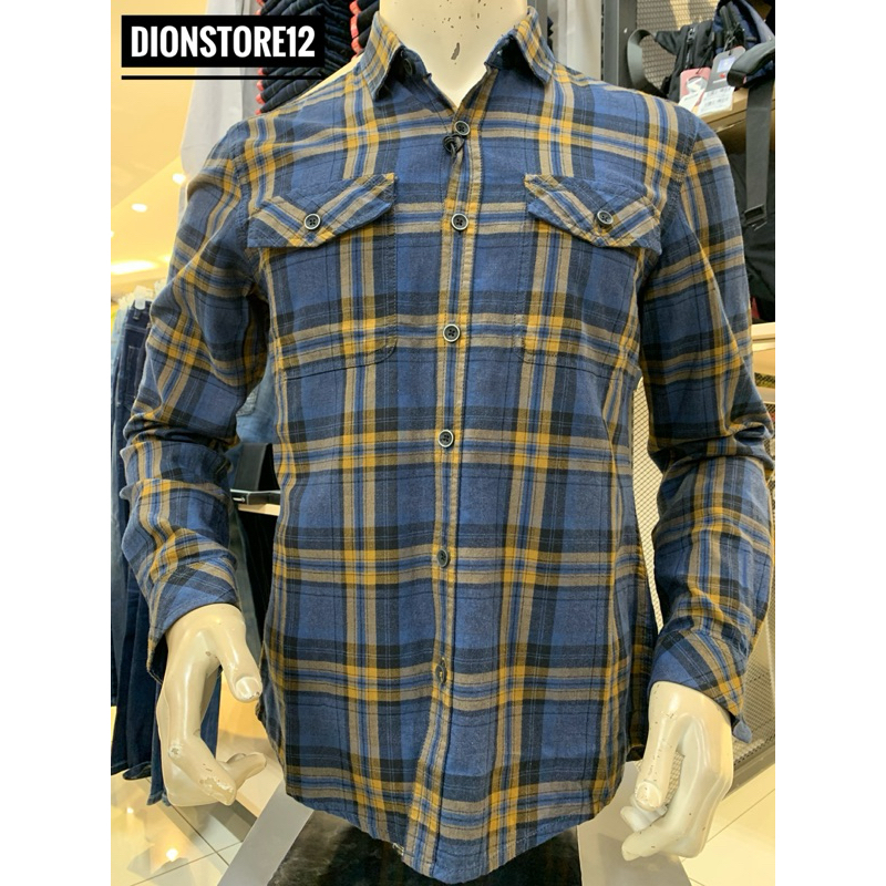 KEMEJA KOTAK KOTAK CARDINAL JEANS ORIGINAL