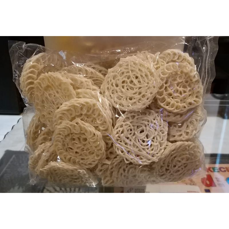 

kerupuk mentah mawar jumbo 500gram polos