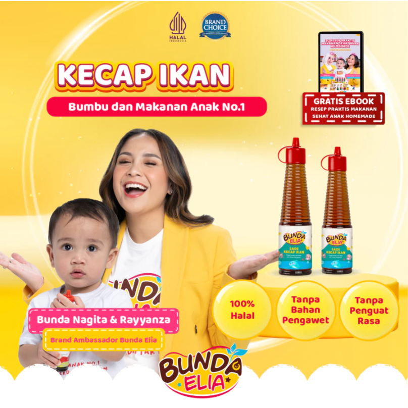 

JKL BUMBU BUNDA BY ELIA Kecap Saus Bumbu Mpasi Saus Manis Asin Tiram Minyak Wijen Mpasi Bunda Elia
