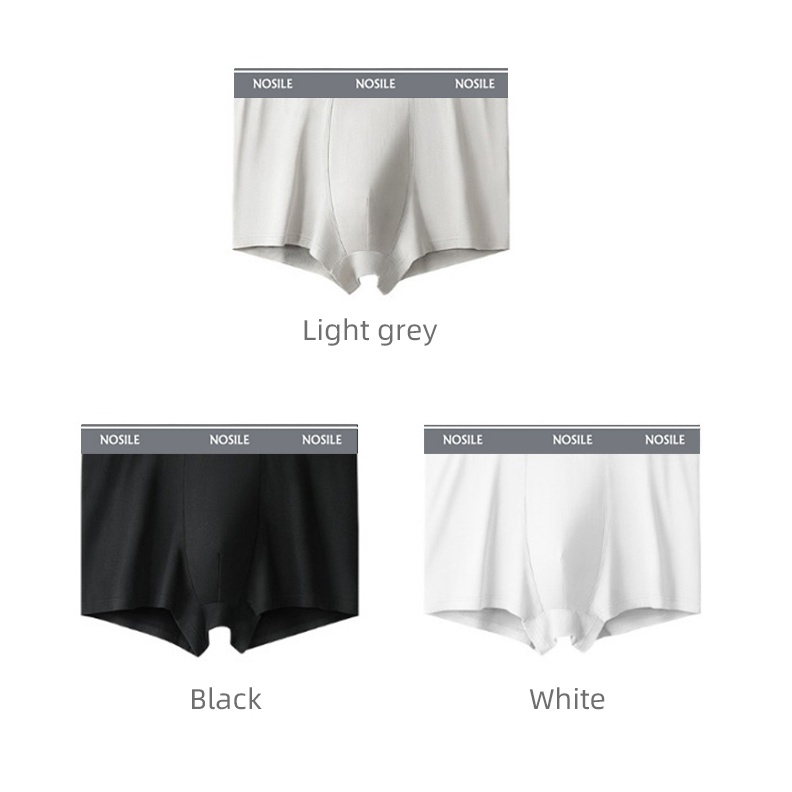3PCS Celana dalam Pria Boxer Brief  Nosile Underwear Cotton KODE F6X7
