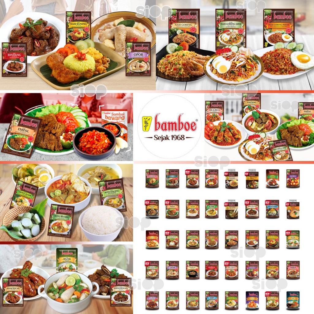 

BAMBOE Bumbu Dapur Instan Spices- Bumbu Masak