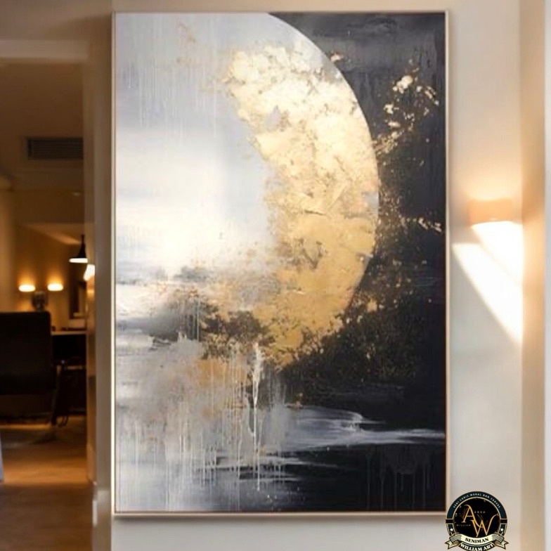 

KODE L8L4 lukisan dingding abstrak modern art aesthetic