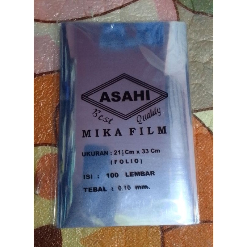 

(1 PACK) PLASTIK MIKA JILID FOLIO ASAHI PACK
