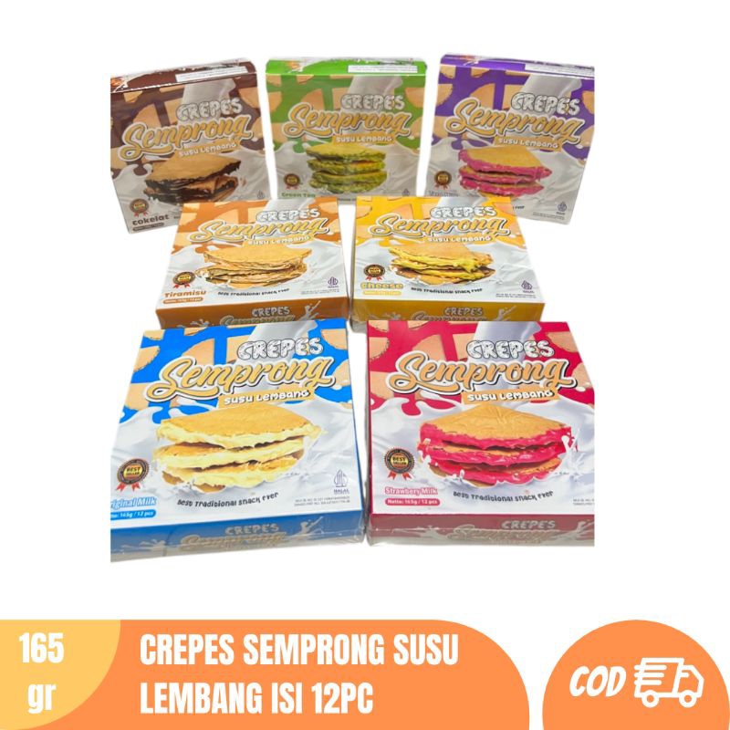 

CREPES SEMPRONG SUSU LEMBANG ISI 12PCS 165GR