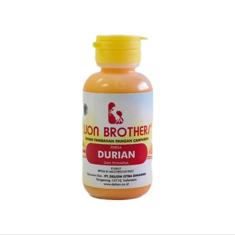 

Lion Brothers Bahan Tambahan Pangan Campuran Perisa DURIAN dan Pewarna 55g - Pcs
