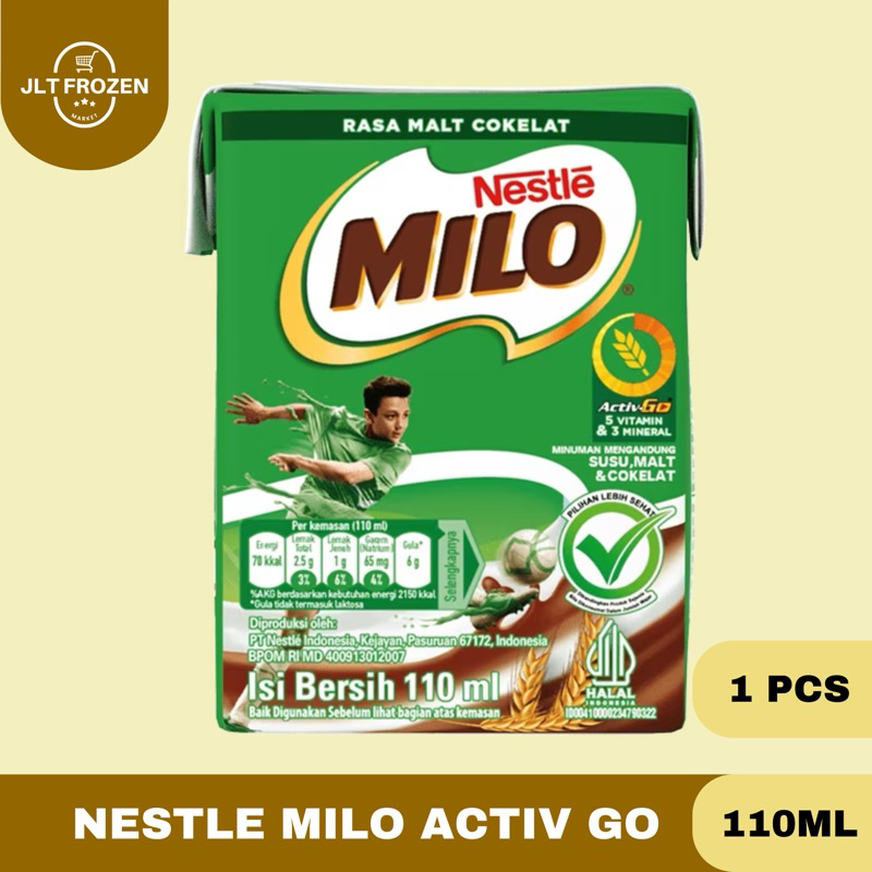 

Nestle Milo Activ Go / Milo Susu Malt & Coklat Kotak - 110ml 1PCS