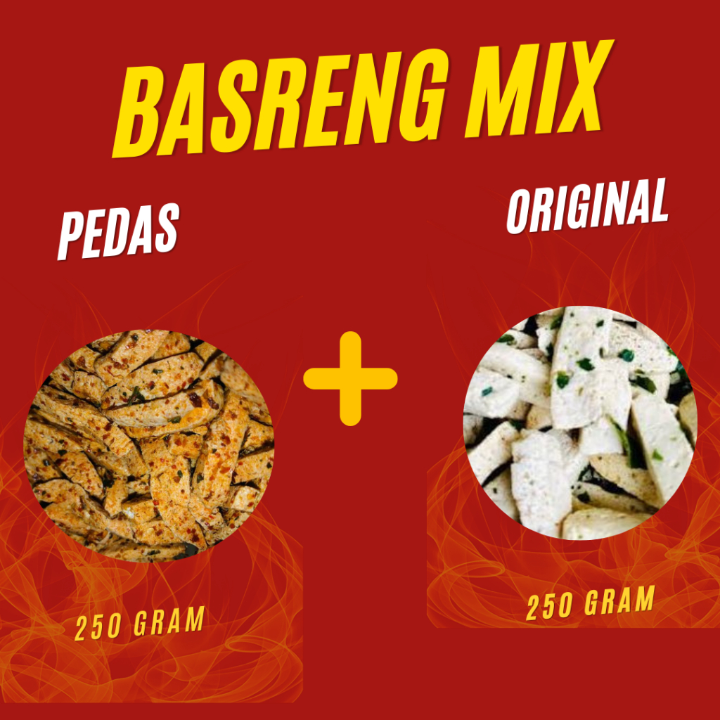 

basreng stik mix pedas original daun jeruk 500 gram