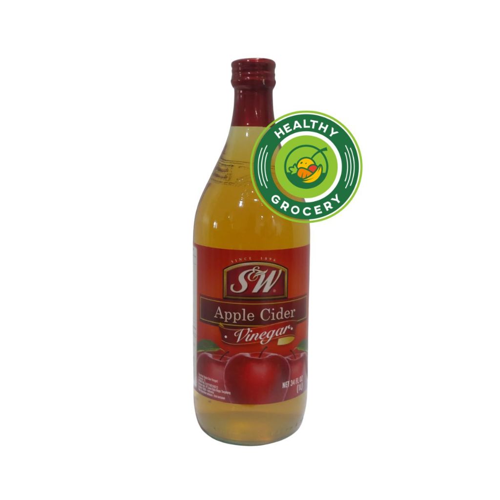 

SW Apple Cider Vinegar 1Liter S&W Apple Cider Vinegar / Cuka Apel / Aple cider apel cider