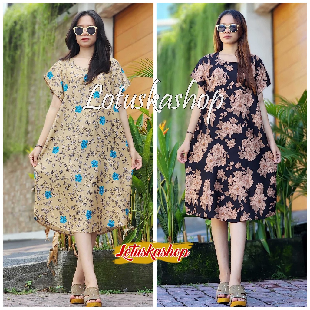 Daster Bali Model Payung Rayon Lembut XL Motif Unik