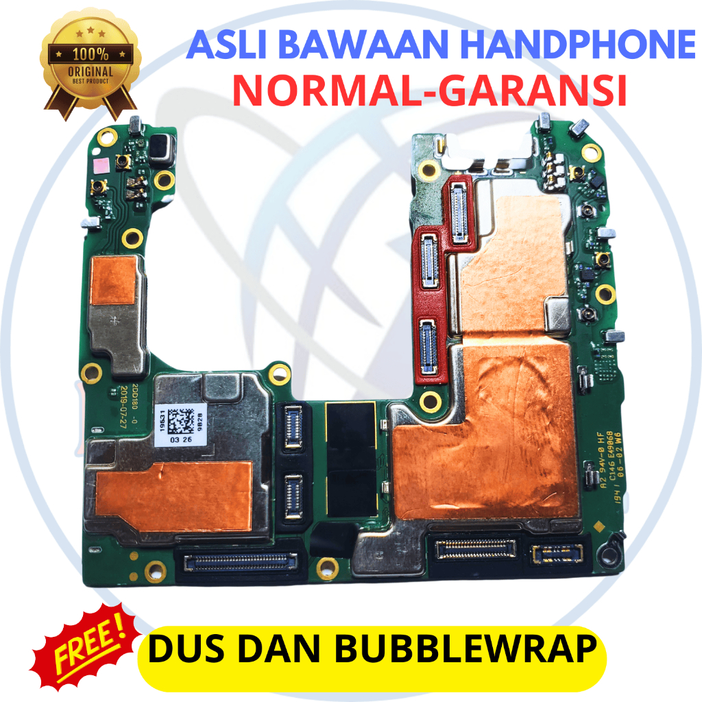 mesin oppo reno 2f normal - 8/128 - bergaransi