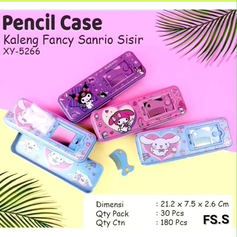 

Kotak Pensil Kaleng + Cermin Sisir Sanrio