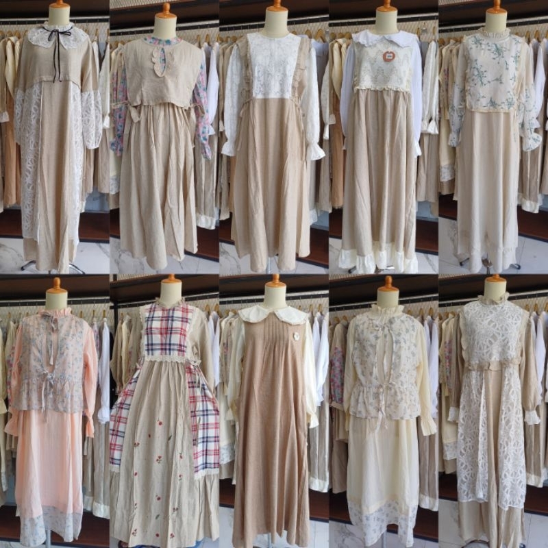 GAMIS MIDI LINEN MODEL TRENDY