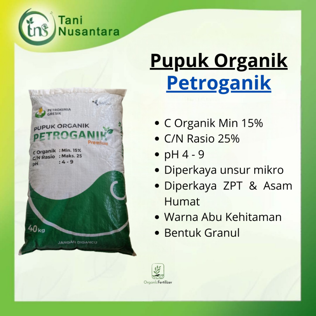 Pupuk Organik Petroganik Premium REPACK 1kg