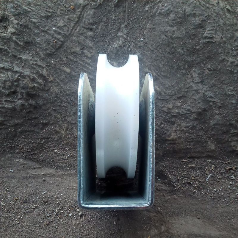 Roda 10cm behel/bulat nilon pagar, Roda pagar nilon 10cm bulat