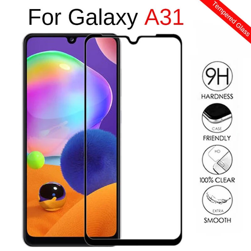 Tempered Glass Samsung A31 2020 Tempered Glass Full Cover Anti Gores Hp Samsung A31 2020