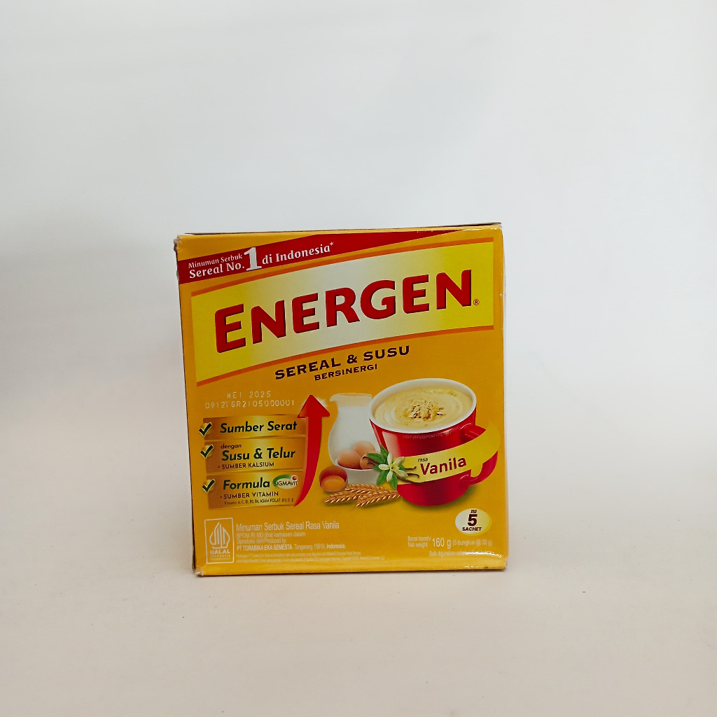 

ENERGEN KEMASAN BOX ISI 5 SACHET | Aghniamart