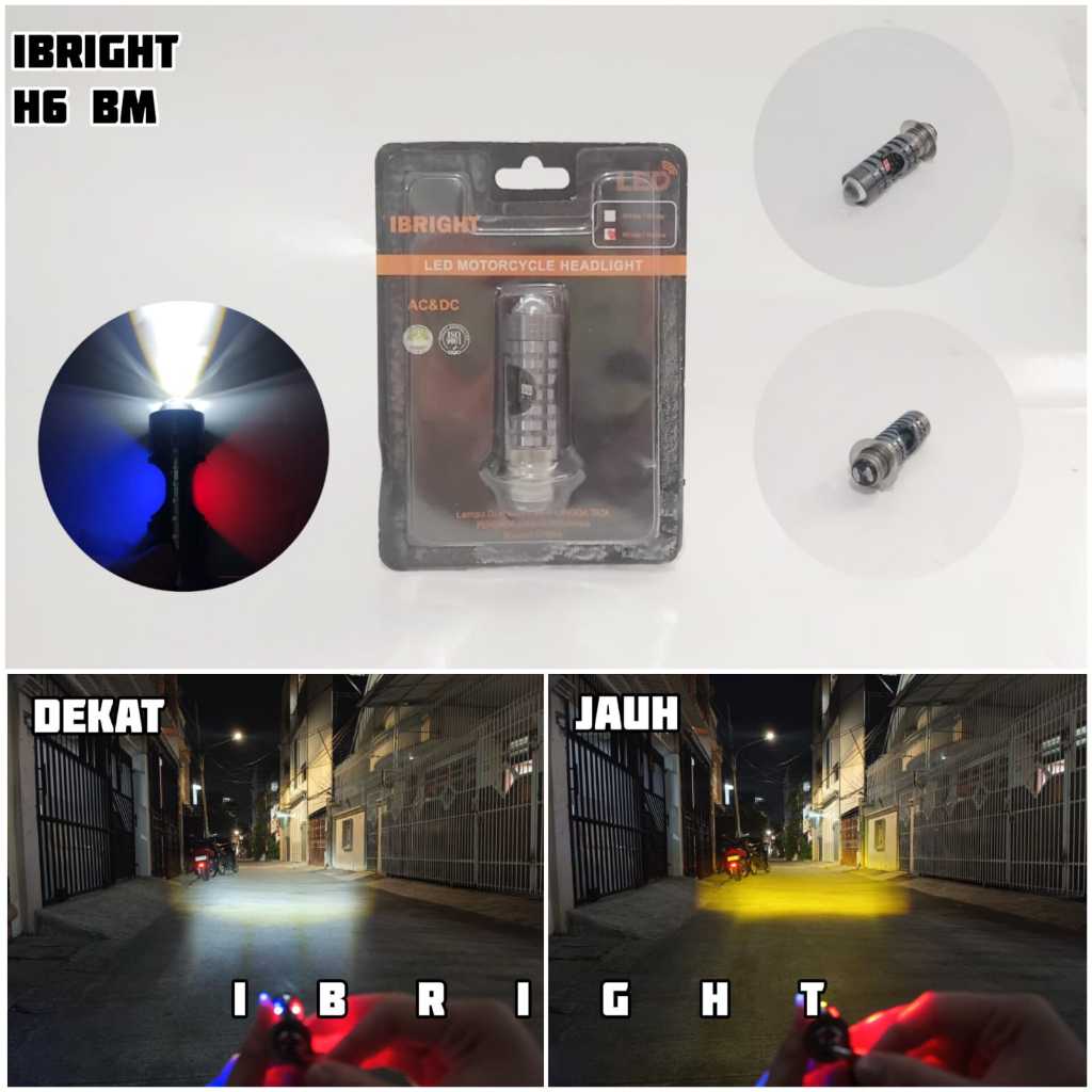 IBRIGHT H6 BM - Lampu Utama H6 LED