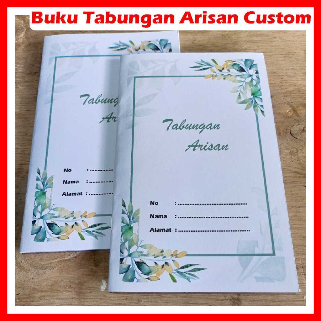 

Buku Tabungan Arisan Custom Cover - BUNGA HIJAU - Isi 16 Halaman