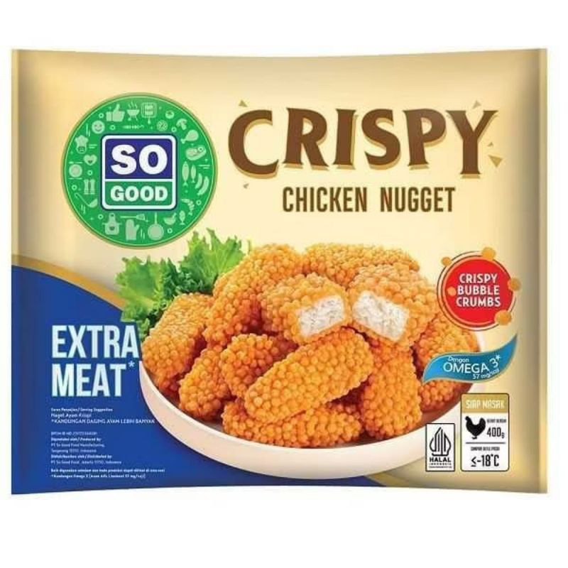 

So Good Chiken Nugget Crispy 400gr