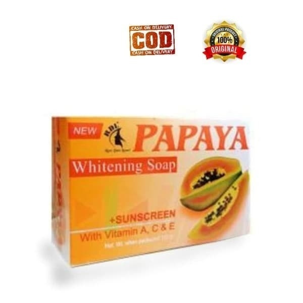 Cod / Sabun pepaya RDL 5 pcs / Pepaya RDL soap 135 gram original BPOM / Sabun pepaya RDL 5 pcs origi