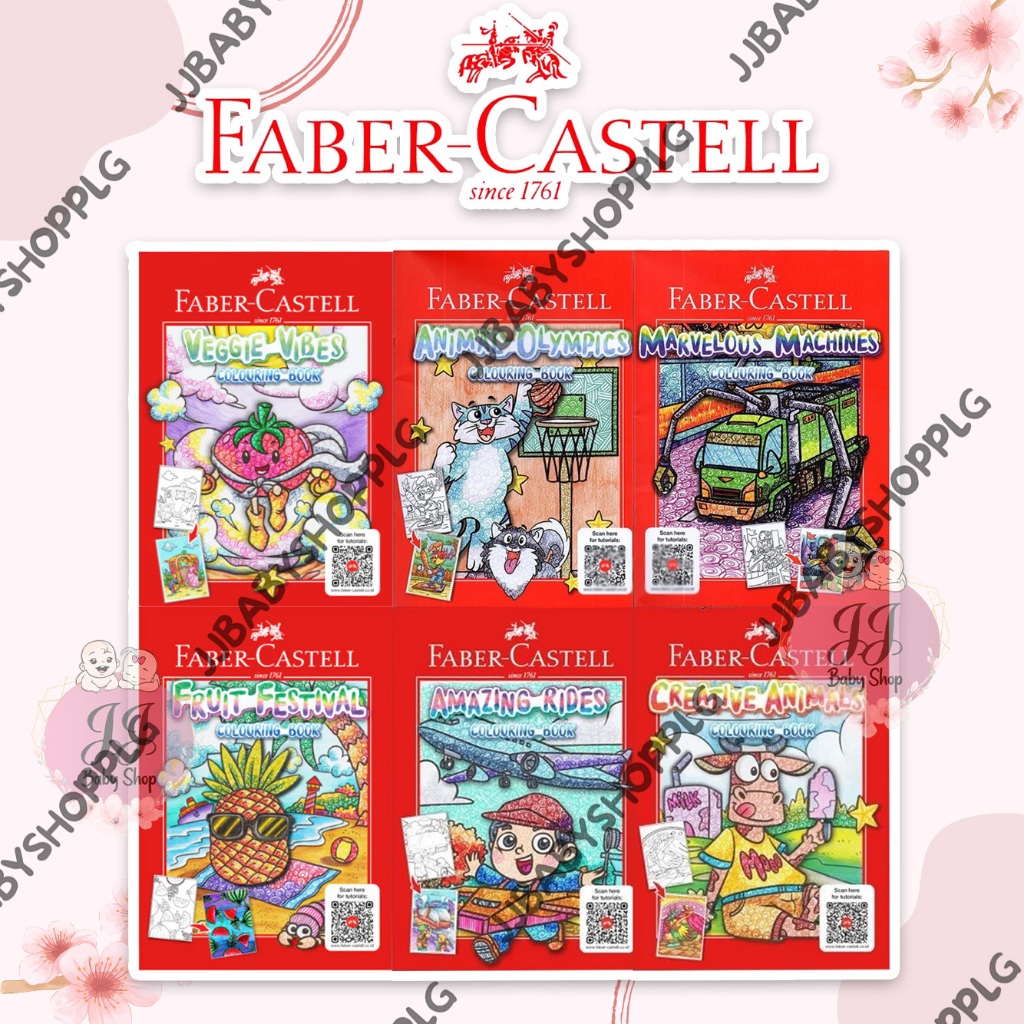 

Faber Castell Kids Colouring Book - Buku Mewarnai Anak