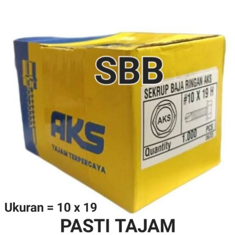 BAUT BAJA RINGAN 10X19 AKS 1 DUS / SKRUP BAJA RINGAN 10X19 AKS 1 DUS / BAUT BAJA RINGAN 10X19 1 DUS