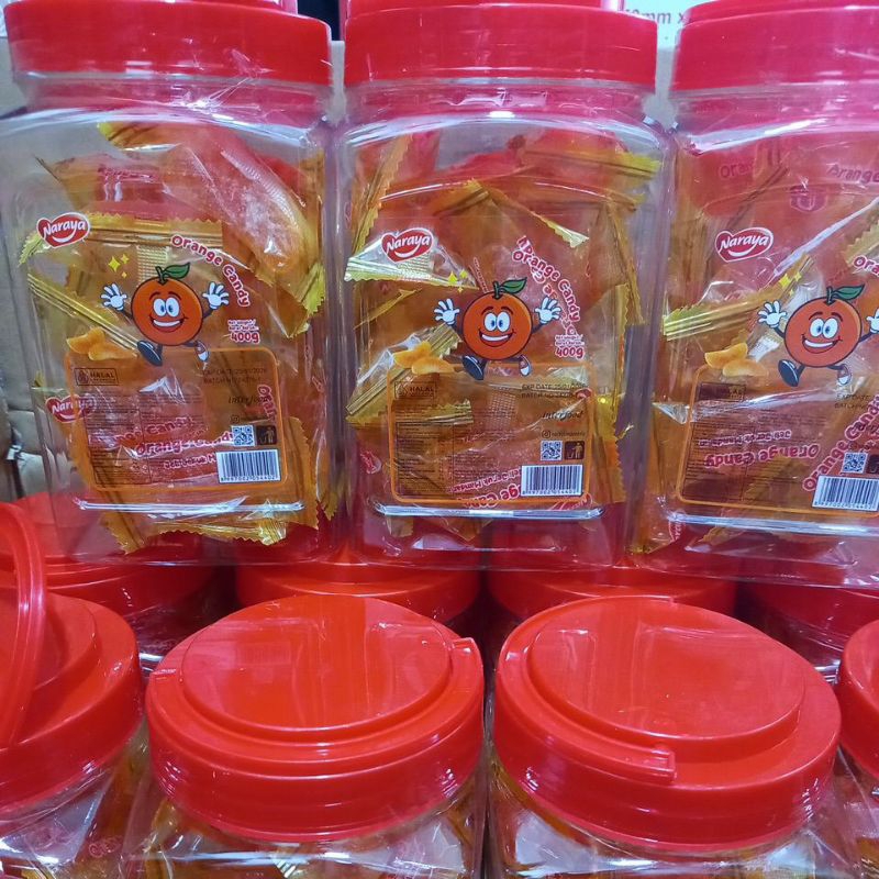 

NARAYA ORANGE CANDY TOPLES 400g