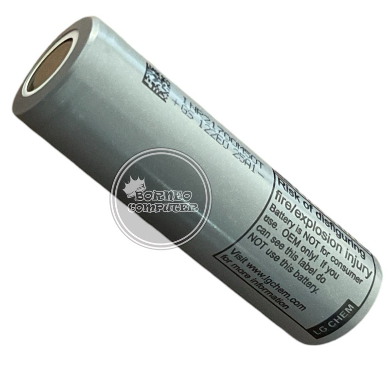BATTERY BATERAI BATREI CELL 21700 LG CHEM 3.7V 5000MAH BARU ORIGINAL