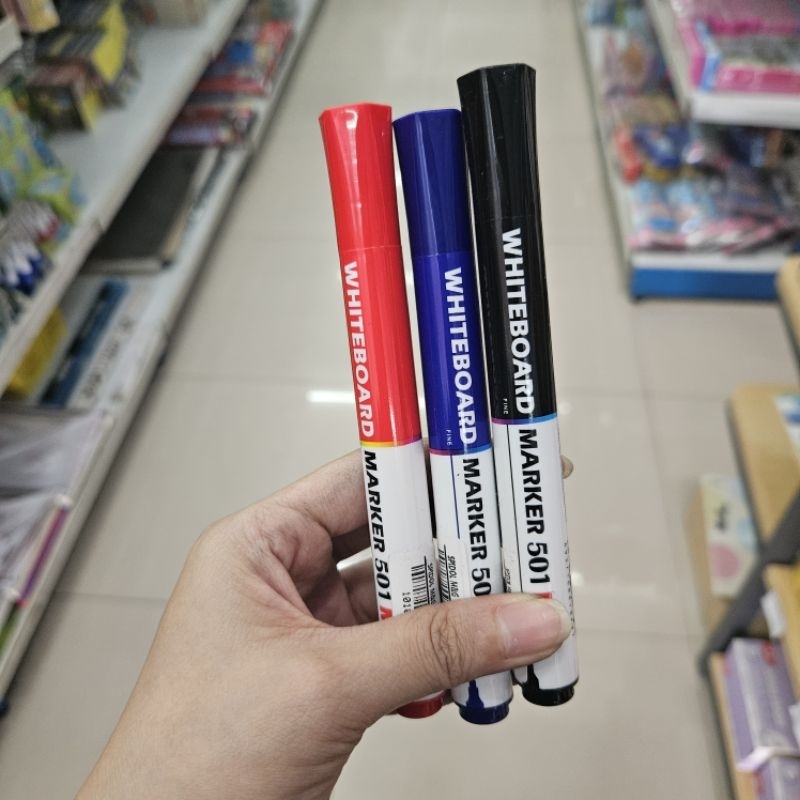 

spidol papan tulis spidol white board marker M&G (hitam,biru,merah)