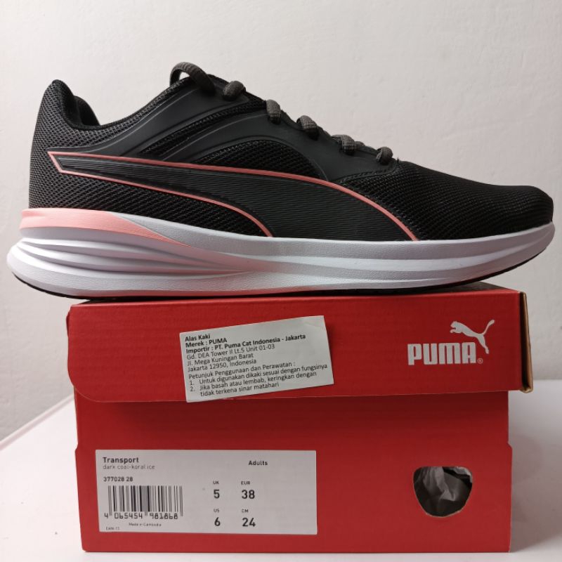 PUMA TRANSPORT DARK COAL-CORAL ICE (377028 28)