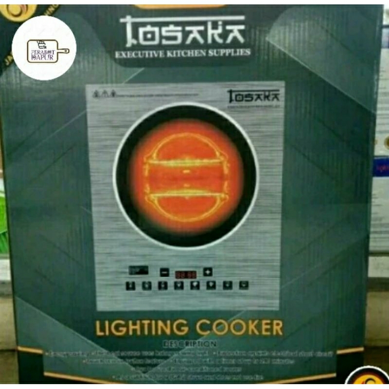 Tosaka New Kompor Listrik Low Watt Tosaka Kompor Halogen Cooker bukan induksi Tosaka TSK-0127 Lighti