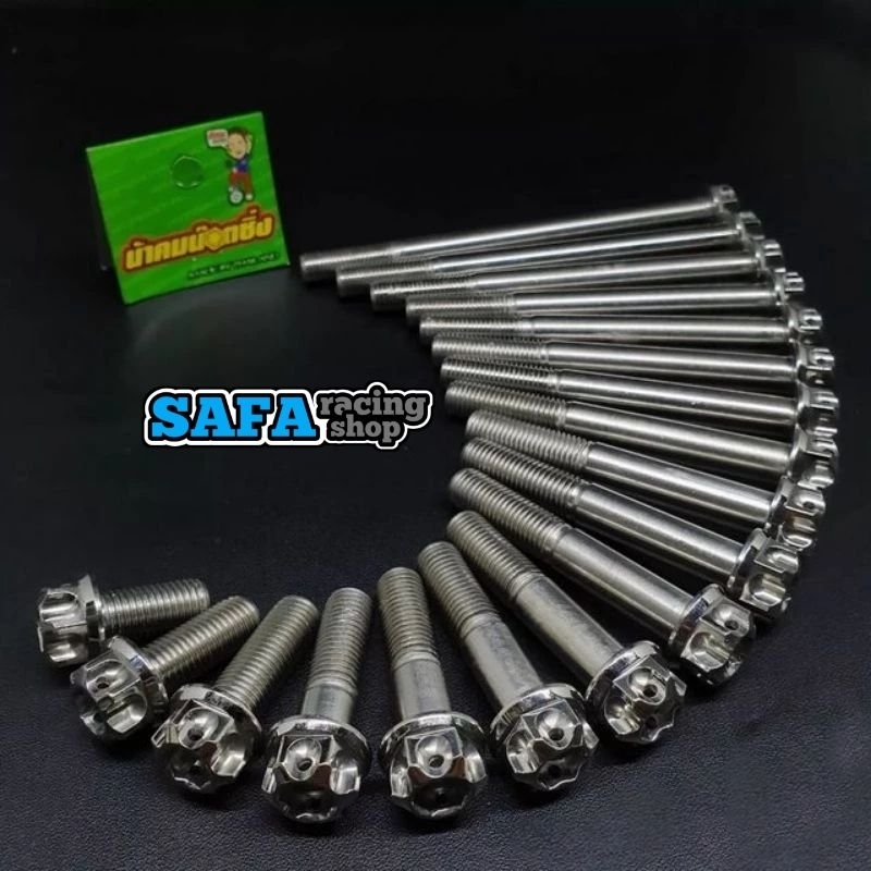 Baut 14 M10 panjang 1Cm Sampai 12Cm Baut Probolt  Hard Stainless Compayu Thailand
