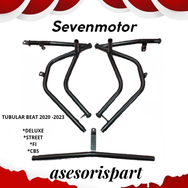 TUBULAR HONDA BEATSTREET NEW 2020 sampai 2023 BAGIAN SAMPING / BEAT FI NEW DELUXE / BEAT ESP NEW GUA