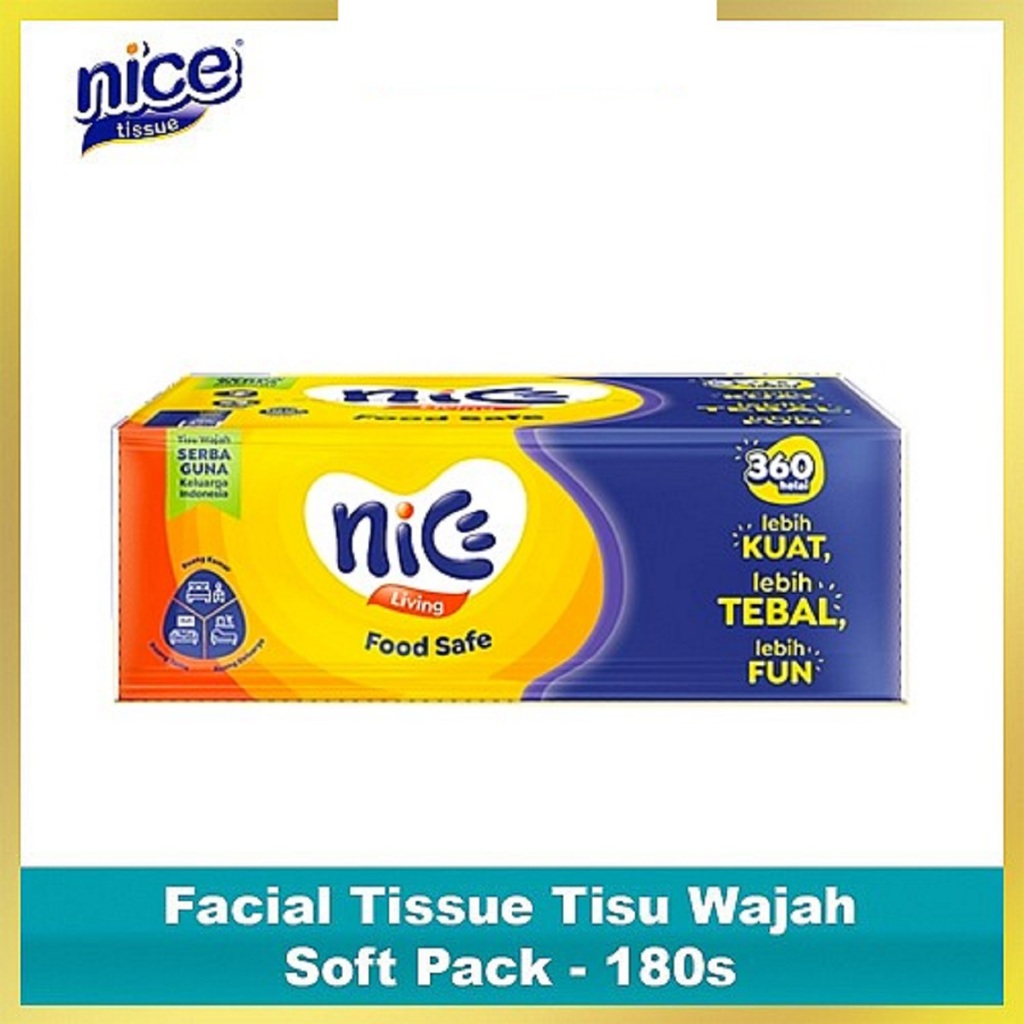HEYFASTORE. TISSUE NICE 10 PACK / 360 HELAI