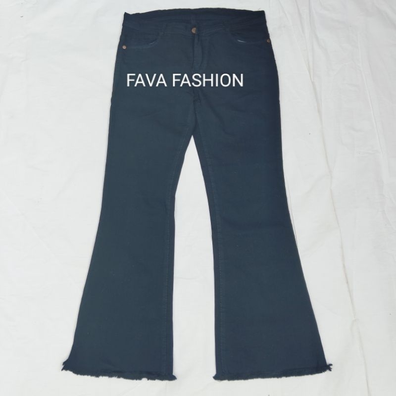 Celana Jeans Haighwaist Cutbray Rawis Cutbray Rawis Cewek