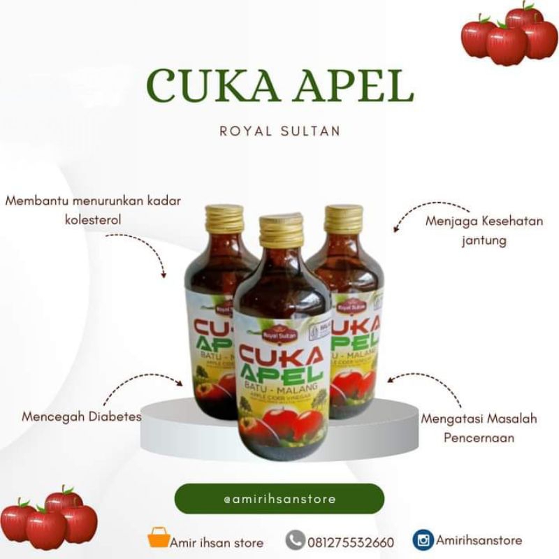 

cuka apel/cuka apel royal sultan