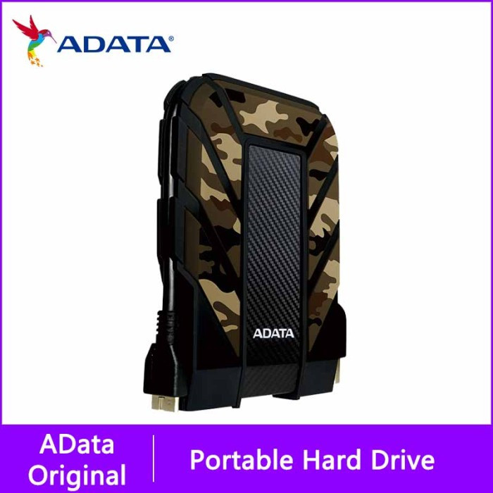 Harddisk External Adata HD710MP 2TB 1TB - USB 3.2 Adata HD710MP 1TB 2TB