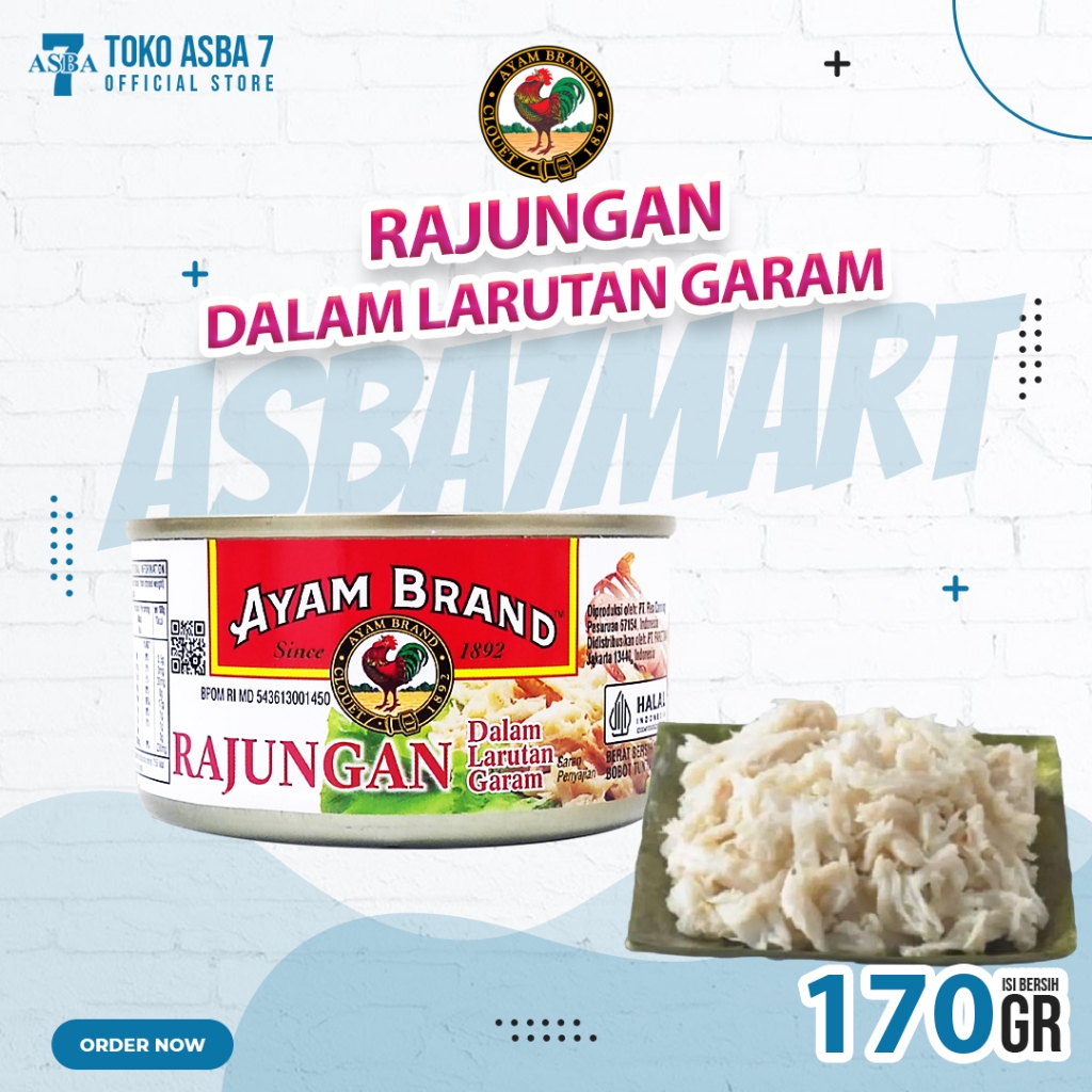 

AYAM BRAND CRAB MEAT IN BRINE 170G