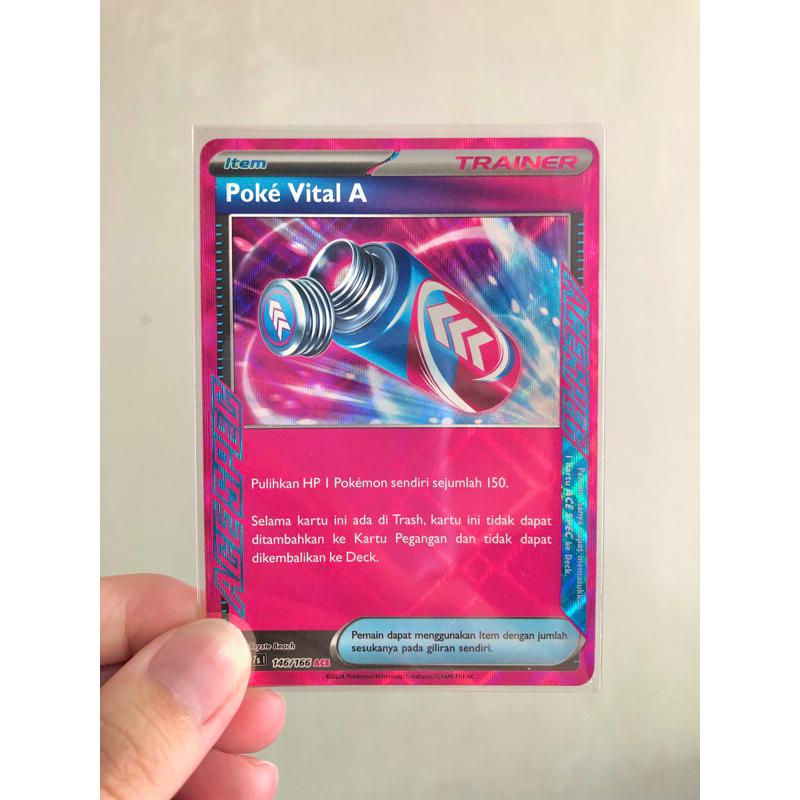 Pokemon Card Kotak Rahasia ACE Kartu Topeng Poke Vital A Transfigurasi Pokemon TCG