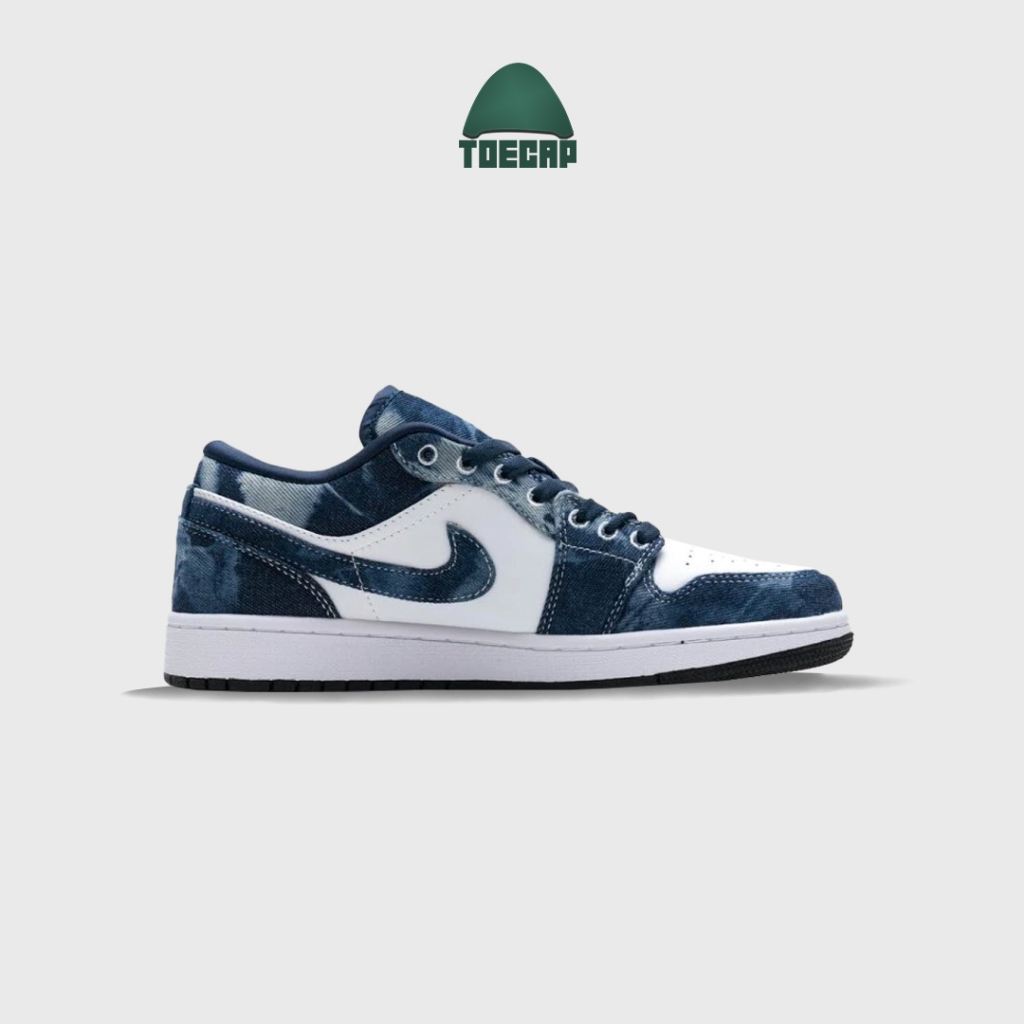 Sepatu Air Jordan 1 Low Washed Denim
