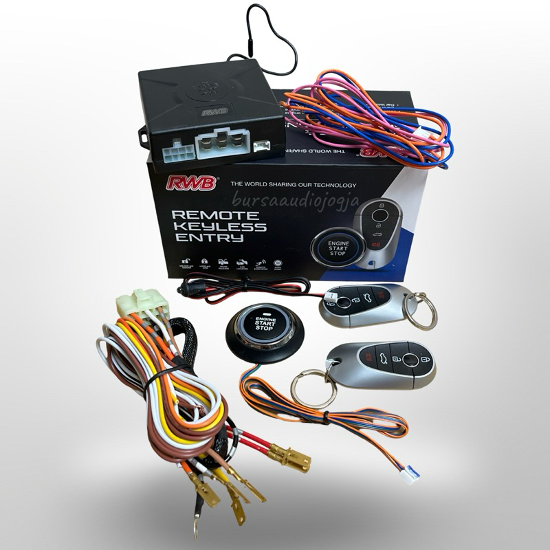 Alarm Mobil keyless RWB start stop engine