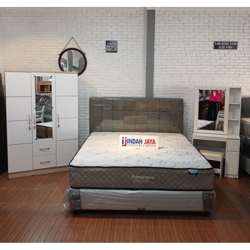 Springbed Central Primavera Pocket 180x200 Set Divan Custom Standar