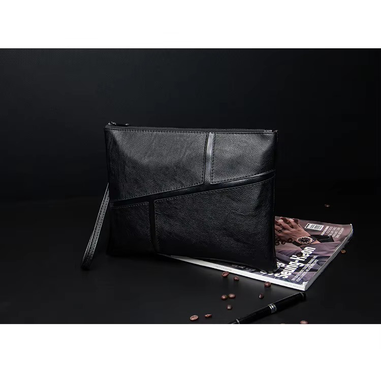 Tas Pria Clutch - Dompet Amplop Mewah Bisnis - Tas Clutch Kulit Asli