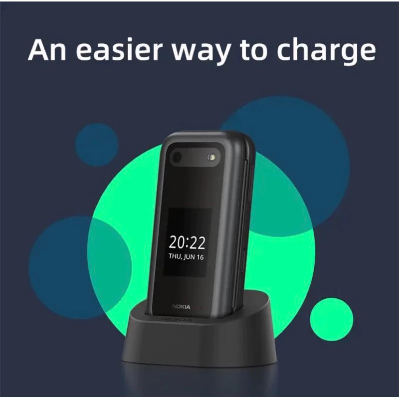 X61_ Nokia 2660 Flip Phone 2G Dual Sim Garansi Hp Jadul Nokia Jadul Lipat