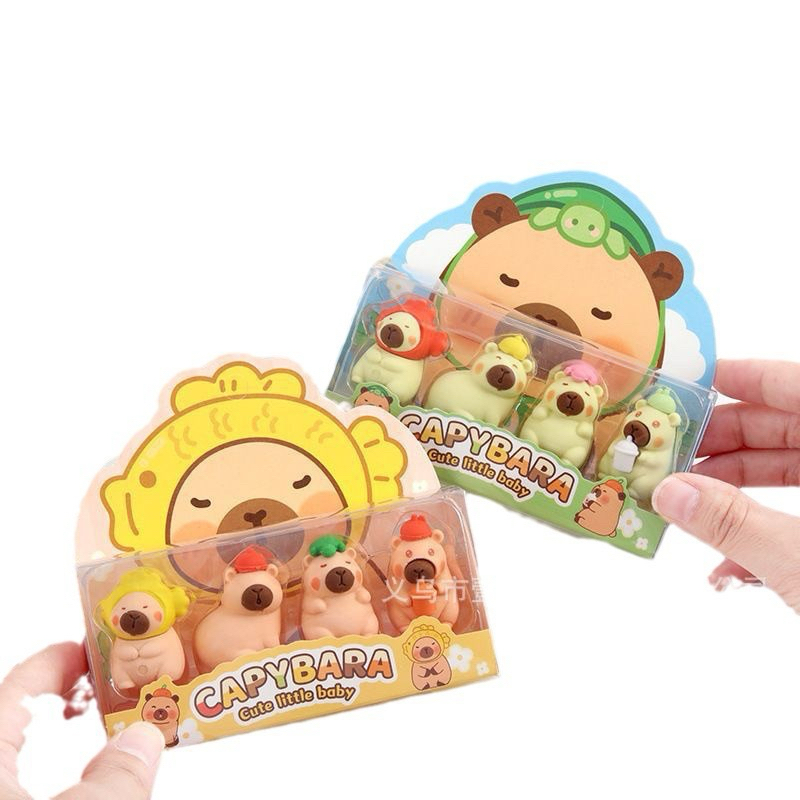 

Penghapus Miniatur Set Capybara isi 4